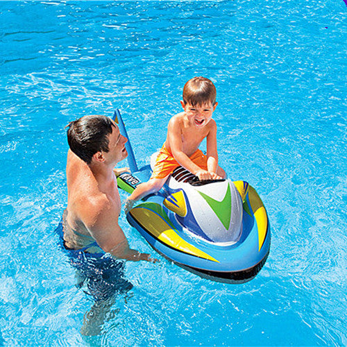 סירת מנוע מתנפחת לילדים למשחקי מים 117x77 ס"מ