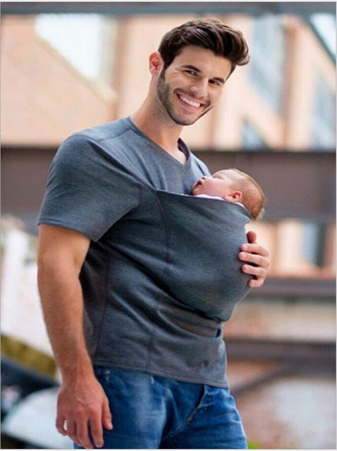 חולצת מנשא לתינוק נוחה ורב-שימושית להורים
