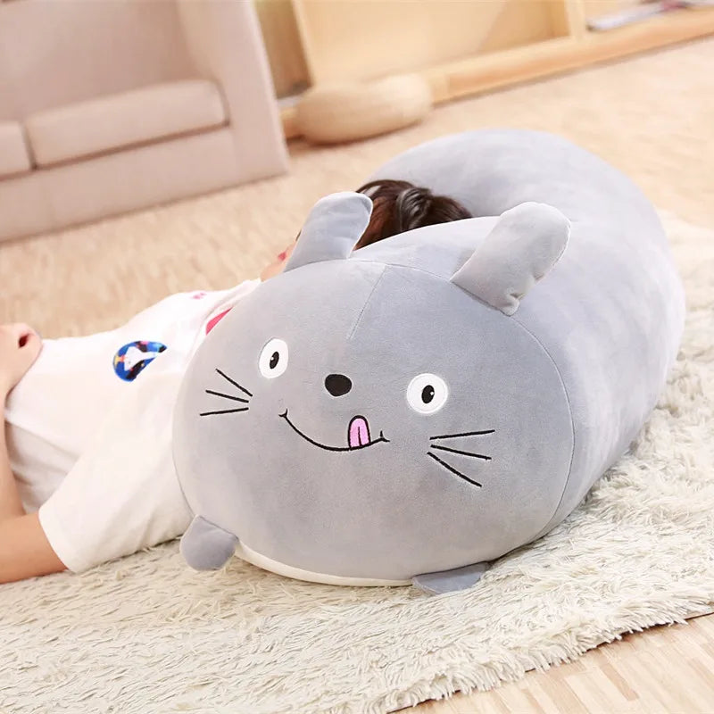 בובת פרווה רכה לתינוק דמויות חיות קטיפה נעימה