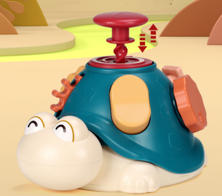 צעצוע חקירה אצבעות צב לתינוק - פיתוח מיומנויות מוטוריות