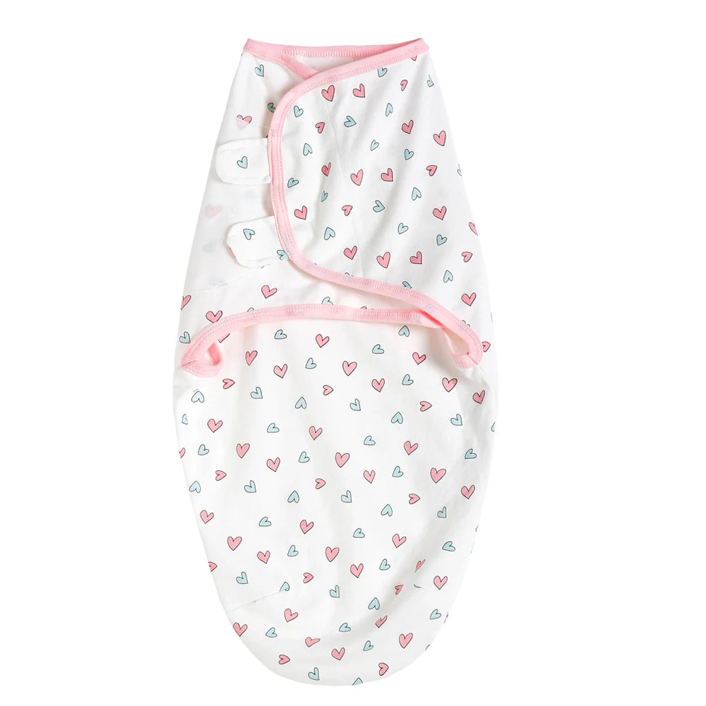 Lightweight Summer Cotton Newborn Swaddle Sleeping Bag