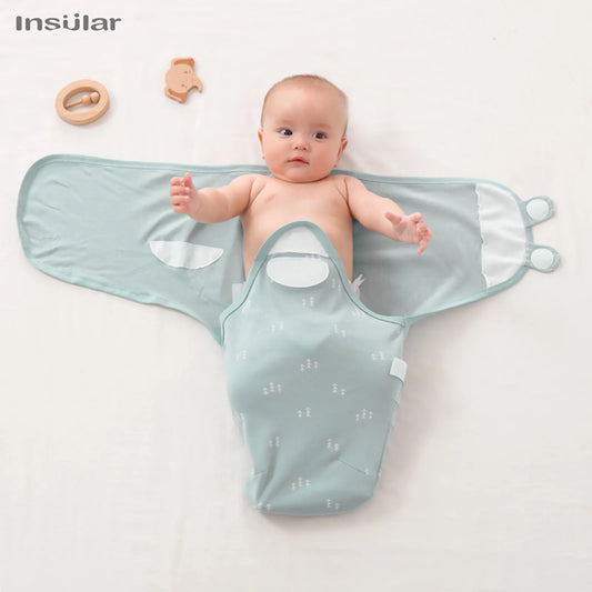 Lightweight Summer Cotton Newborn Swaddle Sleeping Bag