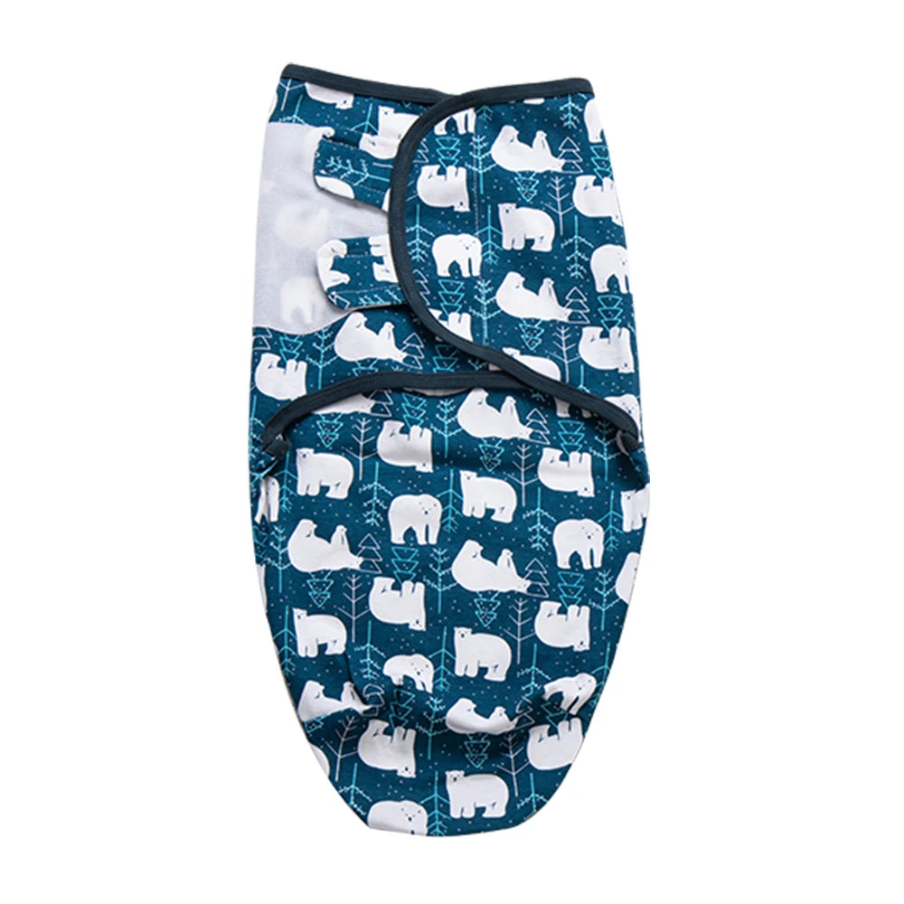 Lightweight Summer Cotton Newborn Swaddle Sleeping Bag