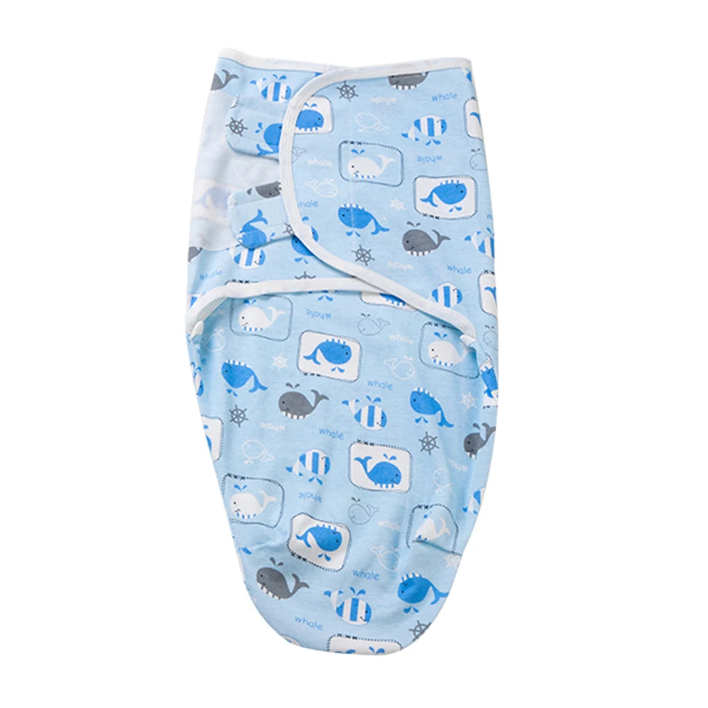 Lightweight Summer Cotton Newborn Swaddle Sleeping Bag