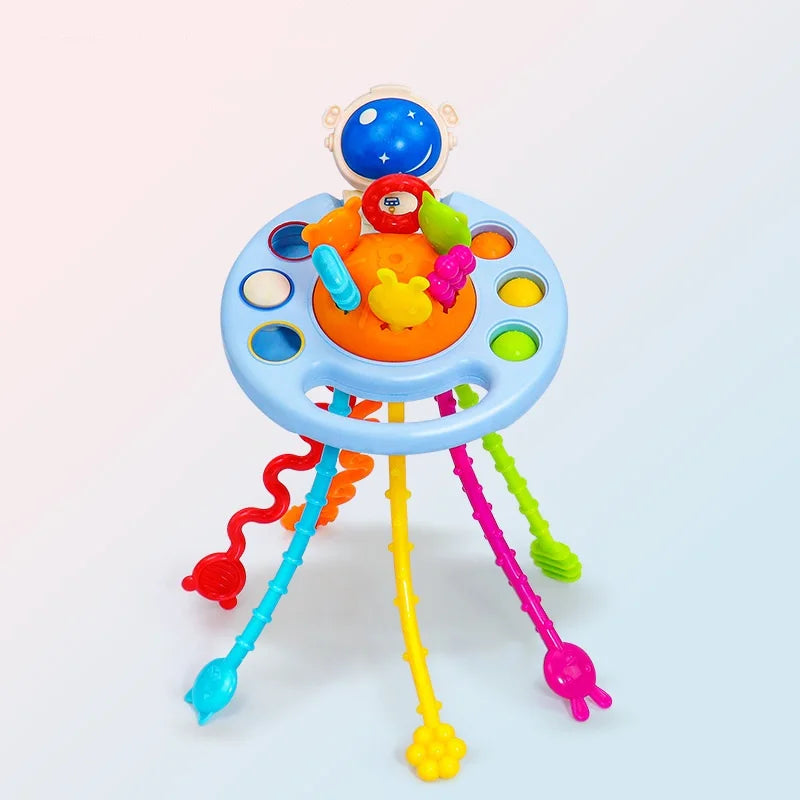 צעצוע משיכה חושי מונטסורי לתינוקות מסיליקון