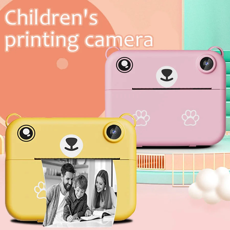 מצלמה דיגיטלית לילדים עם הדפסה מיידית 1080P