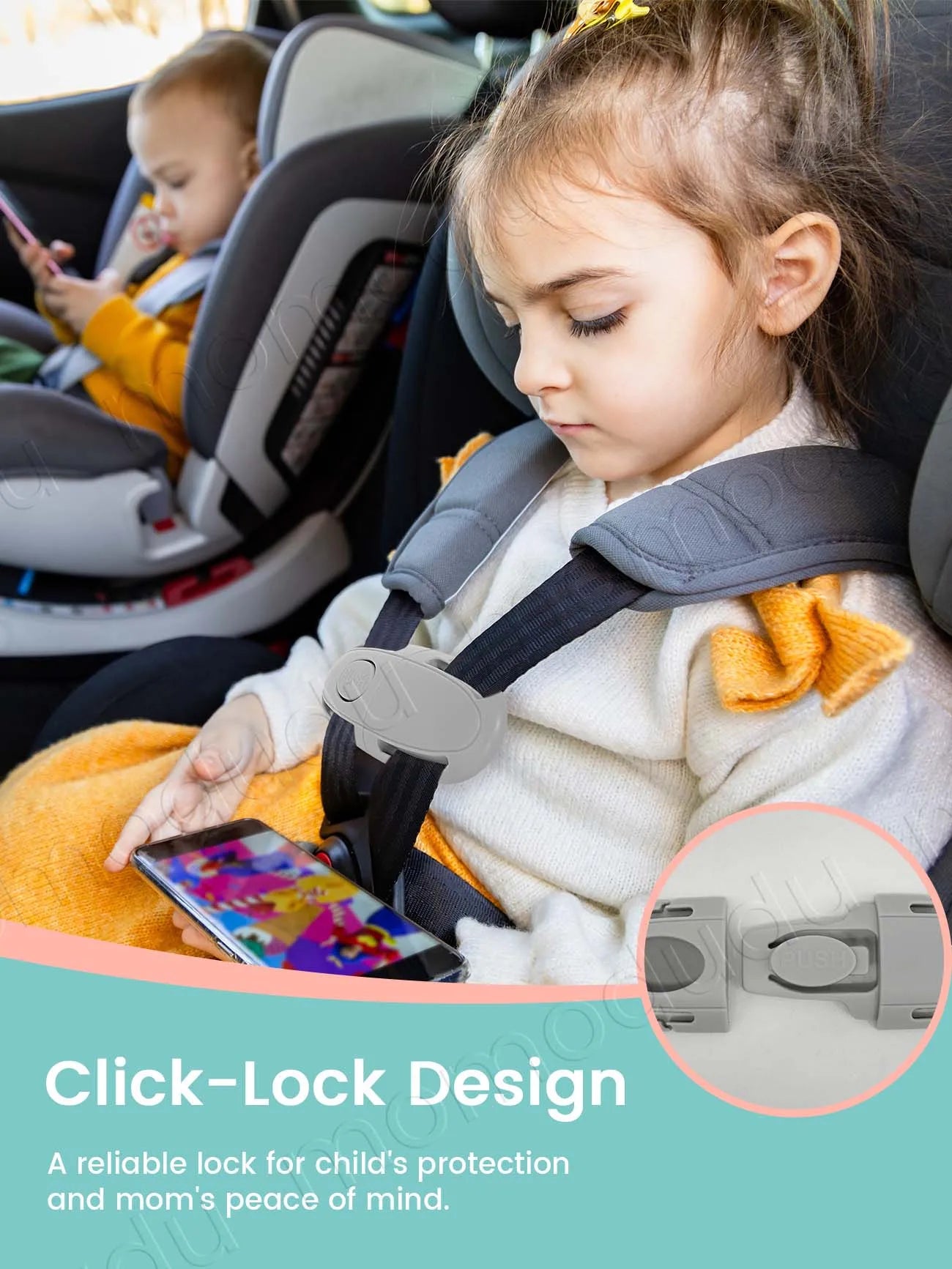 תפס חגורת בטיחות אוניברסלי לילדים למניעת פתיחה