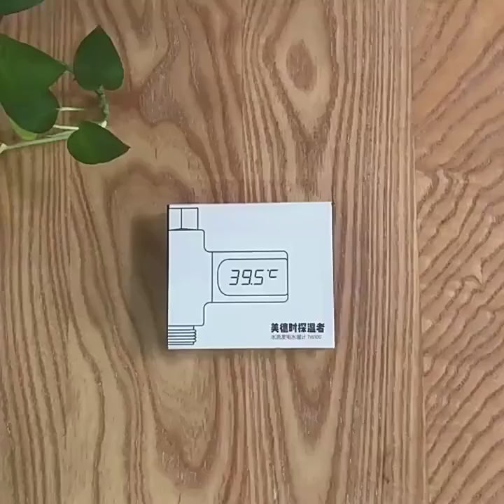 מדחום דיגיטלי חכם למקלחת תינוקות עם תצוגת LED מסתובבת